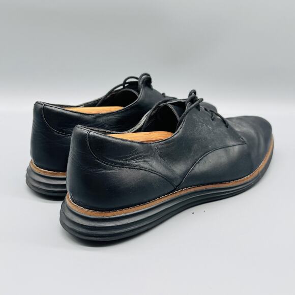 Cole Haan Shoes Womens 9 Black Leather OriginalGrand Plain Oxford Casual Comfort - Picture 7 of 11